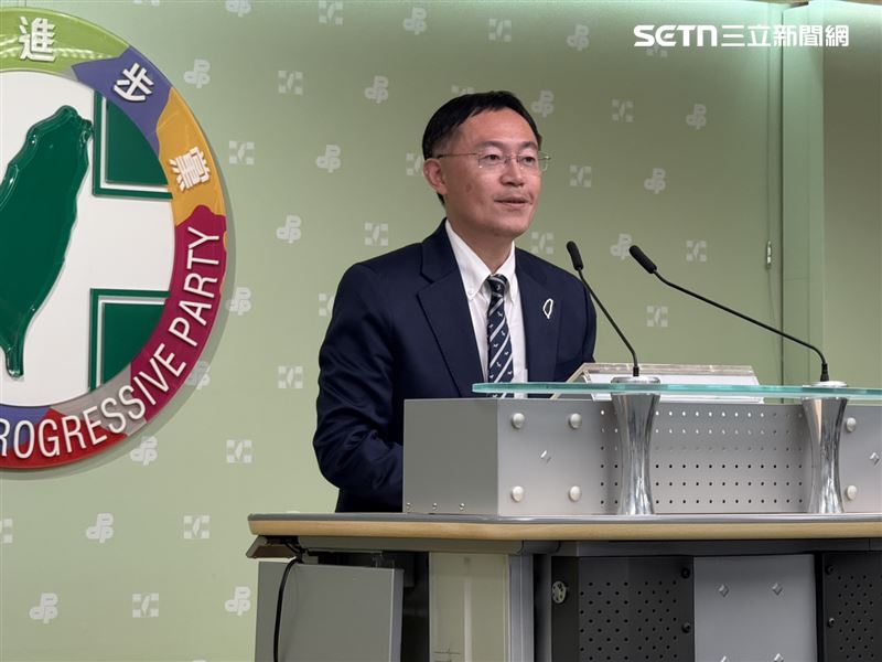 民進黨發言人李坤城（圖／記者劉秀敏攝影）