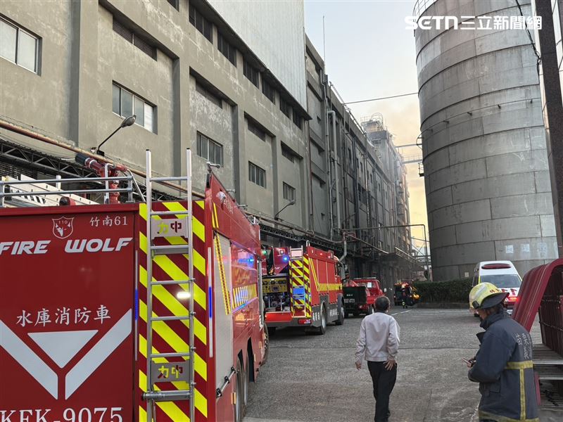 京元電子澄清起火地點非承租廠房，公司營運不受影響。（圖／翻攝畫面）