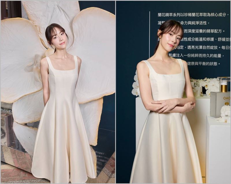 代言人 林奕嵐詮釋牡丹花后油細緻女性能量。（圖／nywow o提供）