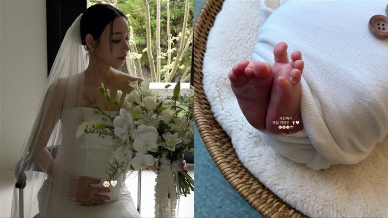 32歲女星迎愛女出生　曬寶寶小腳ㄚ報喜訊