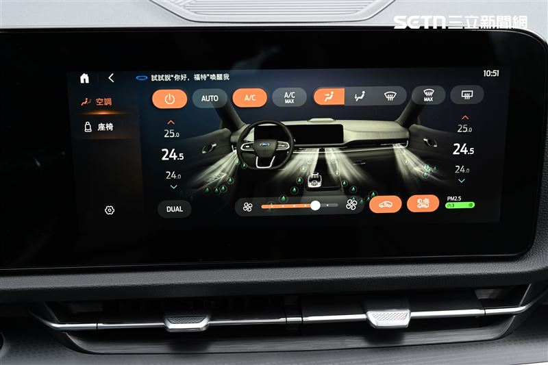 空調能偵測PM2.5並淨化空氣。（圖／記者鍾釗榛攝）