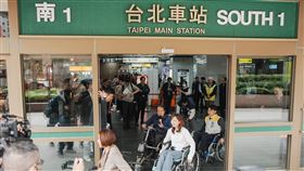 北車無障礙體驗活動，身障團體呼籲，首都門面不應讓身障者寸步難行，盼獲得改善。（圖／主辦單位提供）