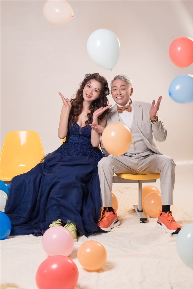 李國超高欣欣婚宴前心情爆笑曝光,「興趣不同 但我們深愛彼此」。甜喊:我不能沒有她啦!(圖/高欣欣提供)