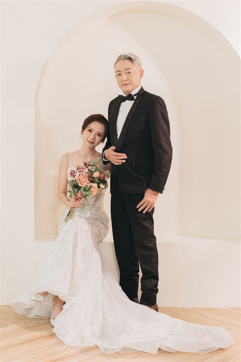 李國超高欣欣婚宴前心情爆笑曝光,「興趣不同 但我們深愛彼此」。甜喊:我不能沒有她啦!(圖/高欣欣提供)