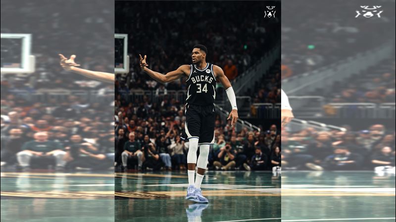 公鹿球星「字母哥」安特托昆博（Giannis Antetokounmpo）。（圖／翻攝自X平台 @Bucks）