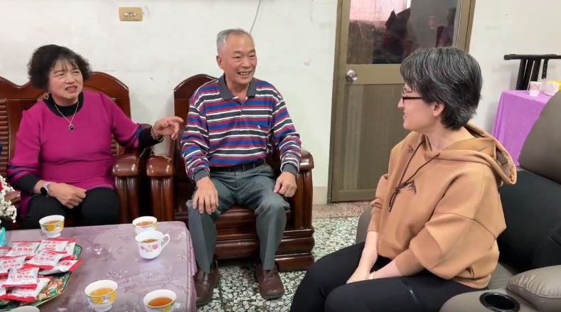 探望救災英雄李耀全　蕭美琴：祝早日康復