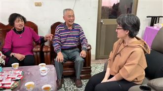 探望救災英雄李耀全　蕭美琴：祝早日康復