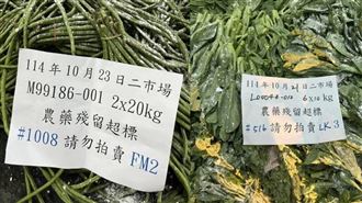 北市銷毀農藥超標蔬果！高達1.1萬公斤