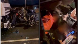 獨／1家5口「北上做生意」聯結車恍神害命