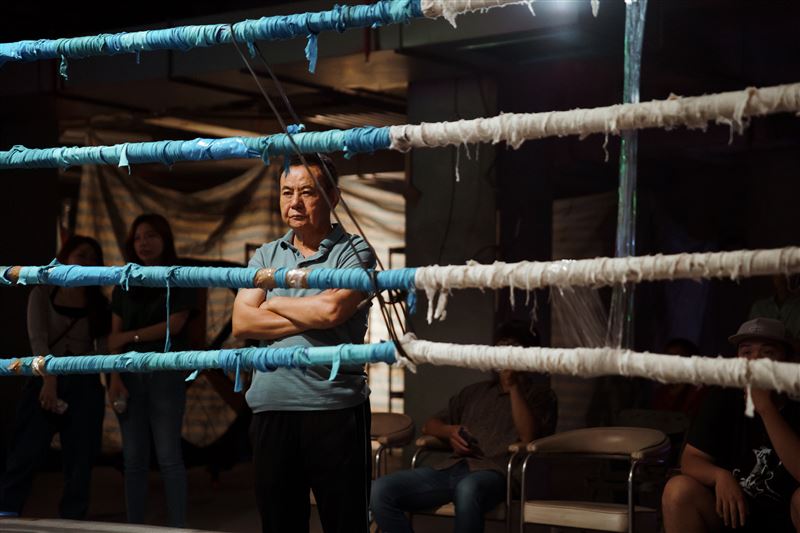 蔡振南在《恨女的逆襲》中即便飾演的是教練，也投入許多時間接受體能訓練。（圖／華映娛樂提供）