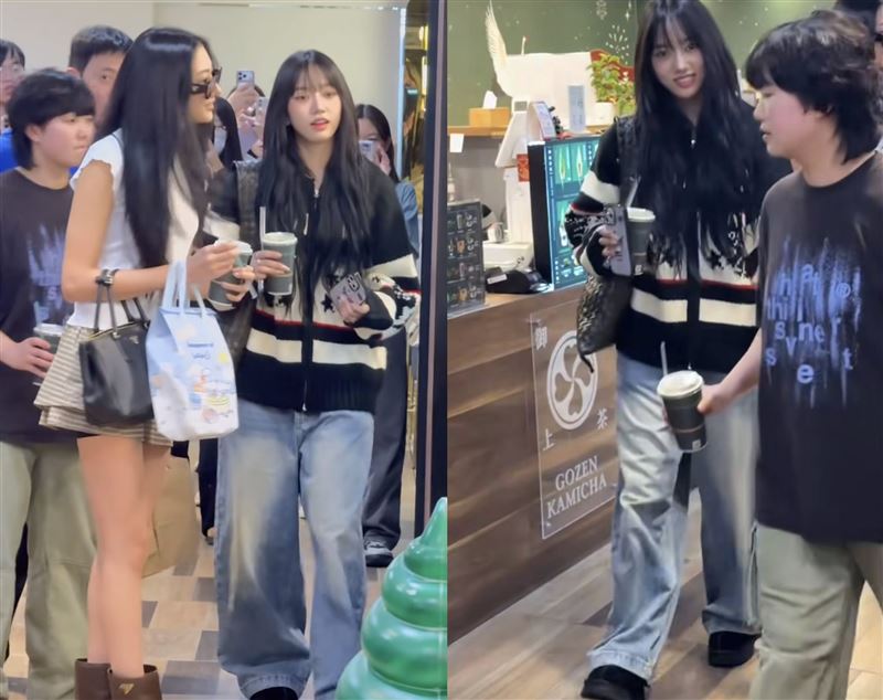 MEOVV成員去高雄名店御前上茶挑飲料(圖/ 御前上茶提供)