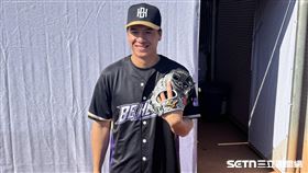 樂天桃猿林立。（圖／記者黃耿誼攝影）