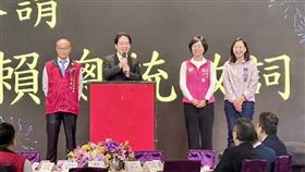 賴清德出席新北市苗栗同鄉會活動，為民進黨新北市長參選人蘇巧慧、苗栗縣長參選人陳品安拉抬聲勢（圖／翻攝自陳品安臉書）
