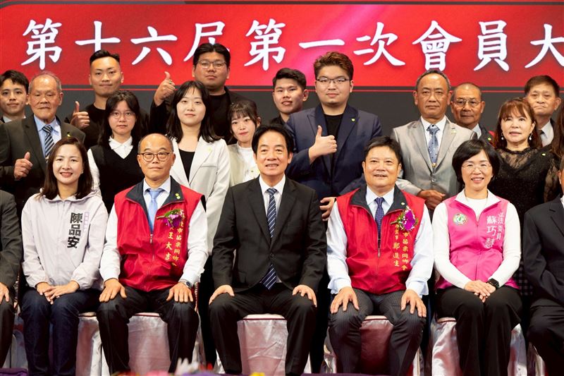 總統賴清德出席「新北市苗栗同鄉會第十六屆第一次會員大會」（圖／總統府提供）