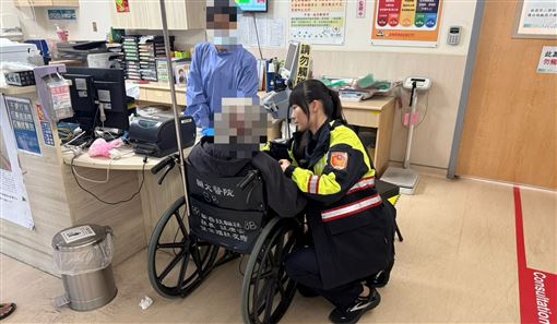 婦深夜跌攔無車就醫　新莊警神救援獲肯定