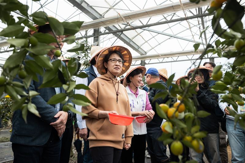 副總統蕭美琴5日赴宜蘭視察，卻接連發生兩起員警執行交管勤務遭遇車禍事件（圖／總統府提供）