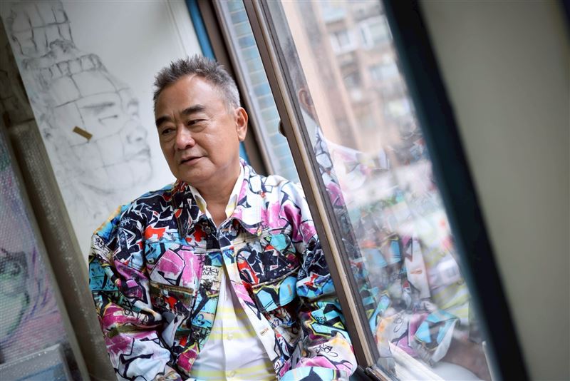 陳昇接受《三立新聞網》專訪。（圖／記者鄭孟晃攝影）