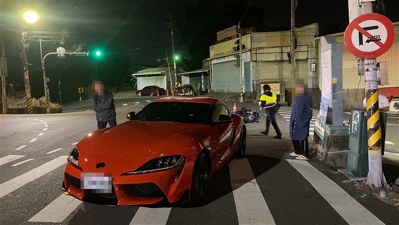 139線又出事!「牛魔王」擊落重機騎士