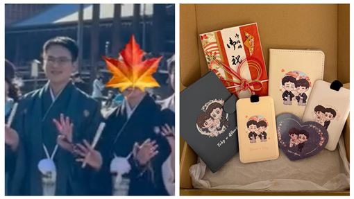 恭喜徐嶔煌京都辦婚禮　新郎模樣不藏了