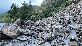 太平山宜專一線邊坡崩塌