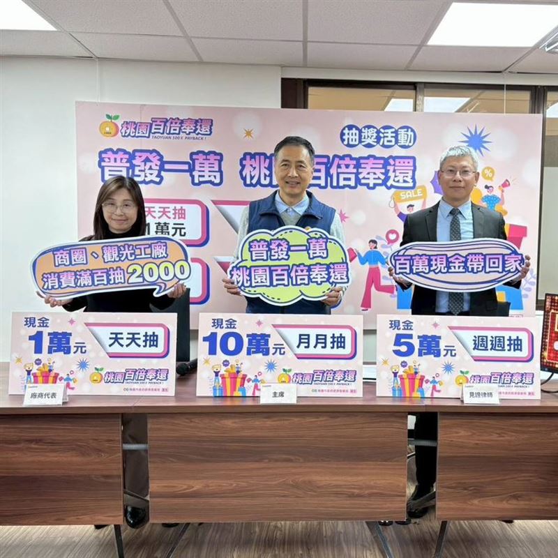 11月最大獎10萬元得主只在星巴克消費510元。(圖/翻攝桃園市政府經發局FB)