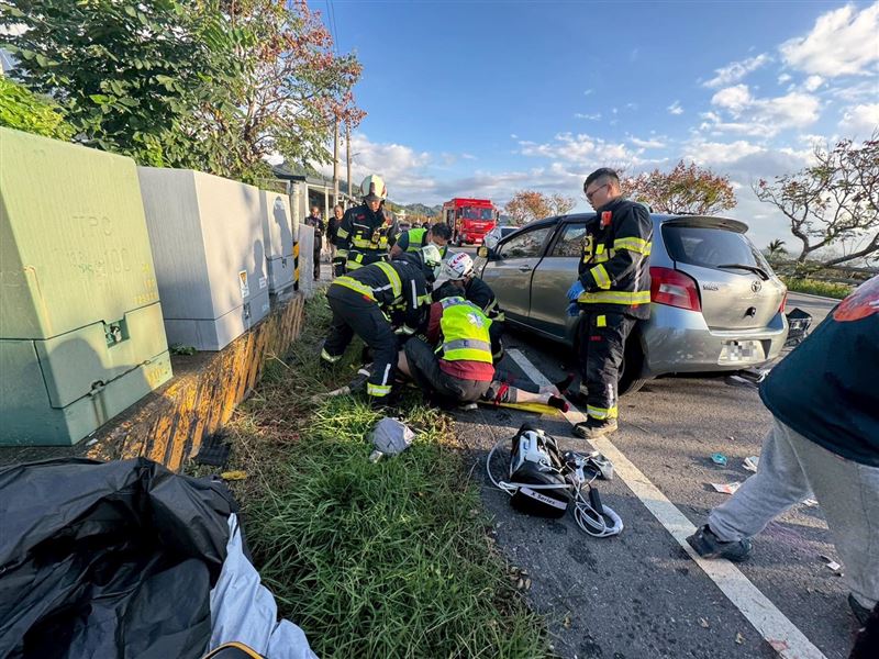 李男在前去參加特考途中發生車禍身亡。（圖／翻攝畫面）