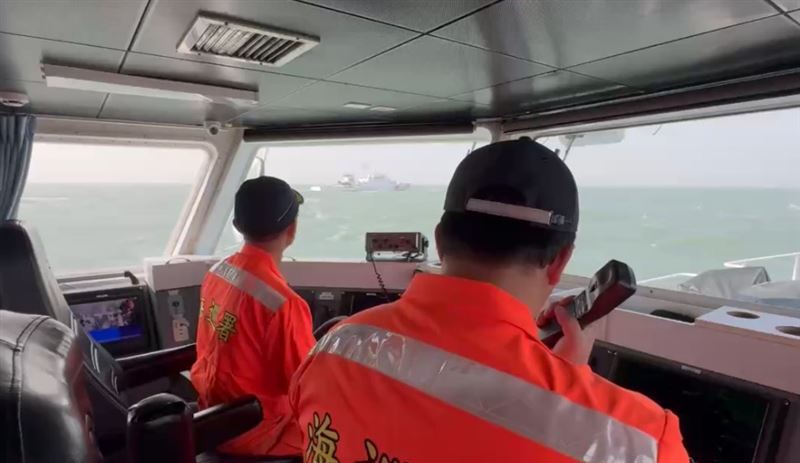 海巡署運用聯合情監偵手段，全程掌握中國艦船動態（圖／海巡署提供）