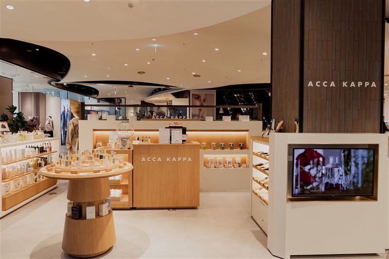 店的空間設計延伸自ACCA KAPPA的義式手感工藝。（圖／品牌業者提供）