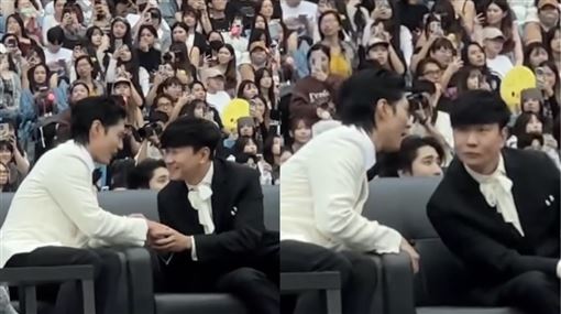 朴寶劍坐不住！台下主動貼近林俊傑網笑了