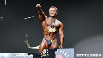 連2年冠軍留在台灣　熱狗王奪212健美王座