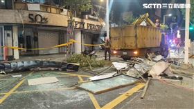新北市板橋區重慶路上一棟商業大樓今（8）日凌晨發生氣爆事件。