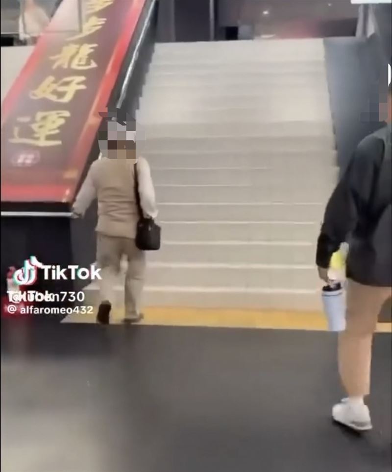 年輕人教訓插隊90歲老伯，引起熱議。（圖／翻攝自Threads）