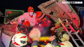 新北市,新北,澳底,宜蘭,台2線,貨櫃車,車禍,駕駛,死亡,基隆（圖／翻攝畫面）