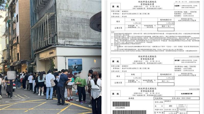 永康街名店甜滿被部落客指在大罷免失敗後生意雪崩，老闆曬出營業稅繳款證明打臉。（圖／翻攝自甜滿L'Atelier Lotus臉書）
