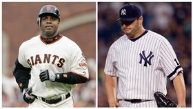 邦茲（Barry Bonds）和克萊門斯（Roger Clemens）皆落選名人堂。（圖／美聯社／達志影像）