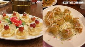 草莓蝦球,鳳梨蝦球,苗栗(圖／讀者提供）