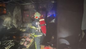 彰化,惡火,102歲人瑞,受困臥室,死亡,孝子,死守,母親,嗆傷,命危（圖／翻攝畫面）