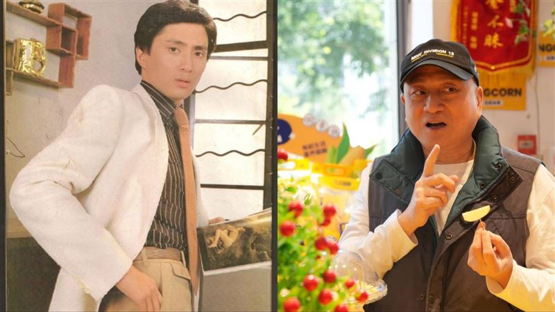 湯鎮業昔日容貌對比被酸:「風采不再」。(圖/翻攝自微博、小紅書)