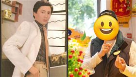 湯鎮業昔日容貌對比被酸：「風采不再」。（圖／翻攝自微博、小紅書）