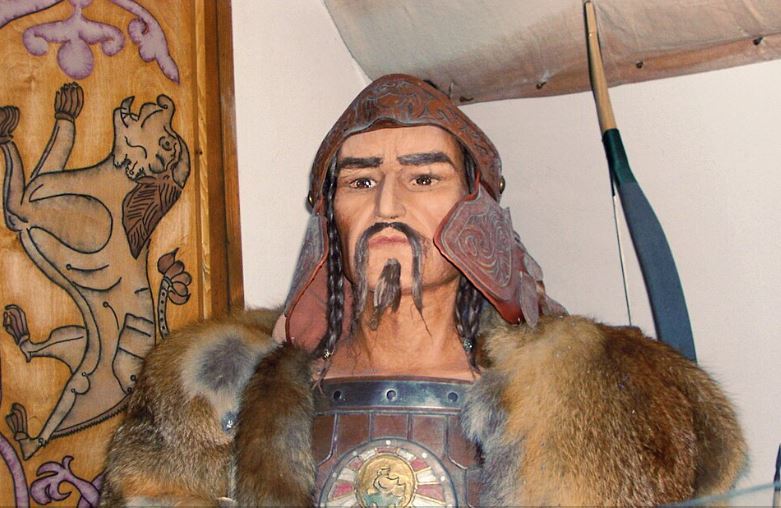 匈牙利阿提拉博物館中的阿提拉像。（圖／翻攝自維基百科）