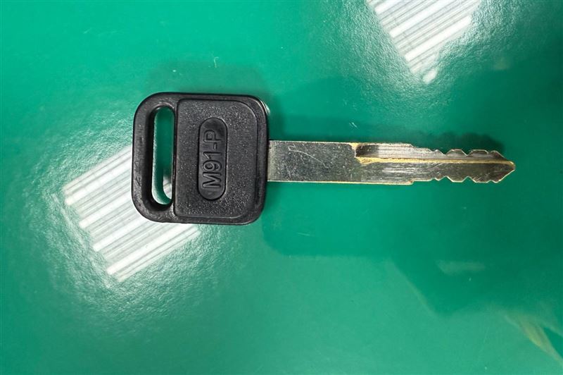 據了解翁男自行打磨鑰匙，隨機嘗試打開路旁老舊機車的鎖頭，已犯案數起。（圖／桃園電子報提供）