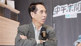 陳學聖接受網路節目《中午來開匯》主持人黃光芹專訪。（圖／《中午來開匯》提供）