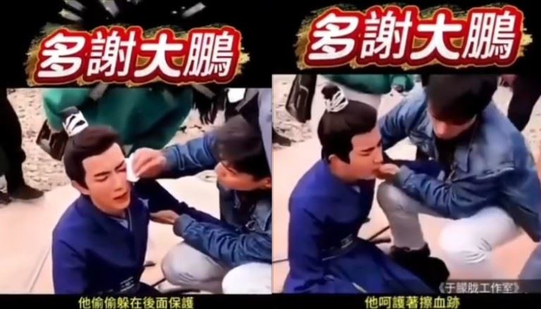 大鵬不僅協助于朦朧處理日常行程，還在于朦朧心情低落或工作壓力大時，成為其唯一可以傾訴的人。（圖／翻攝自TikTok）