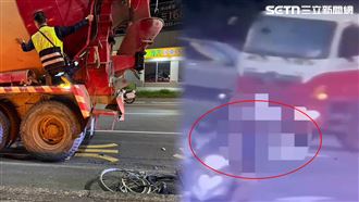 不明原因…婦遭水泥車「輾斷雙腳一地肉」