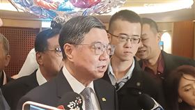 卓榮泰上午出席025行政院長與商業領袖座談會前受訪