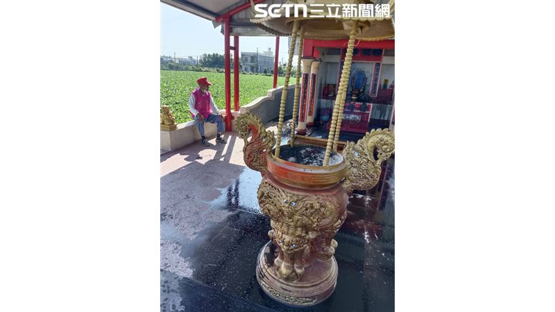 由於該廟屬於地主所有，因此並沒有毀損、提告等問題。（圖／翻攝畫面）