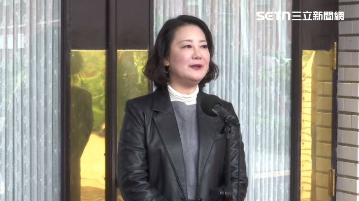 吳思瑤受訪表示「媒體揣測的『賴柯關係』，就我近期觀察，我覺得沒有特別異樣。」（圖／翻攝畫面）