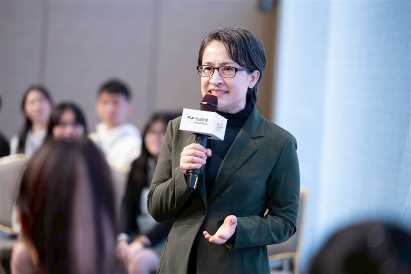 副總統蕭美琴出席「NOWNEWS 跨世代 2025 AI 青年力國際論壇」（圖／總統府提供）