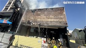 台南,台南市,火警,炭火,裝潢,石頭,中西區,吃到飽,燒肉店,火災（圖／翻攝畫面）
