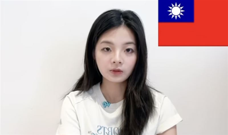 應佳妤別「KP」徽章。（圖／翻攝應佳妤Threads）